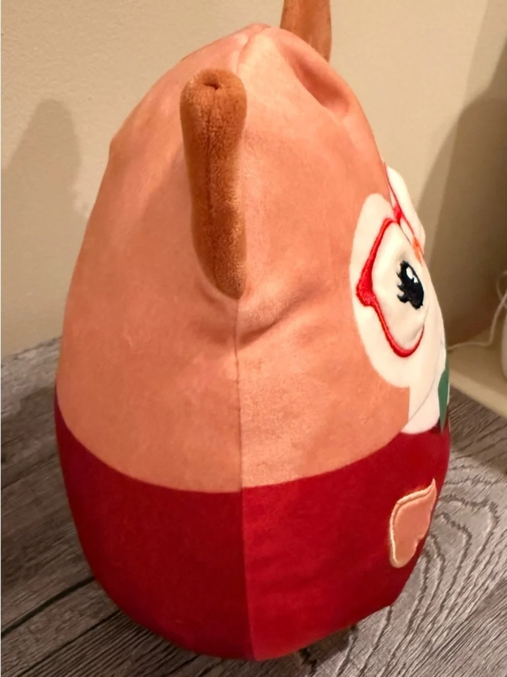 Squishmallows Jaydelle Owl Teacher Plush Glasses Red Kellytoy 8” With Tag